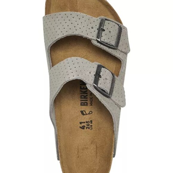 Birkenstock Arizona Big Buckle Dual Strap Suede Sandals Womens Sz 9 NEW - Picture 8 of 10